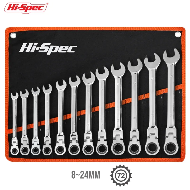 Ratschenschlüssel-Set mit einstellbarem Drehmoment, 8–19 mm, universelle Torx-Schlüssel für Fahrrad- und Motorradreparaturen, mechanischer Werkzeugsatz