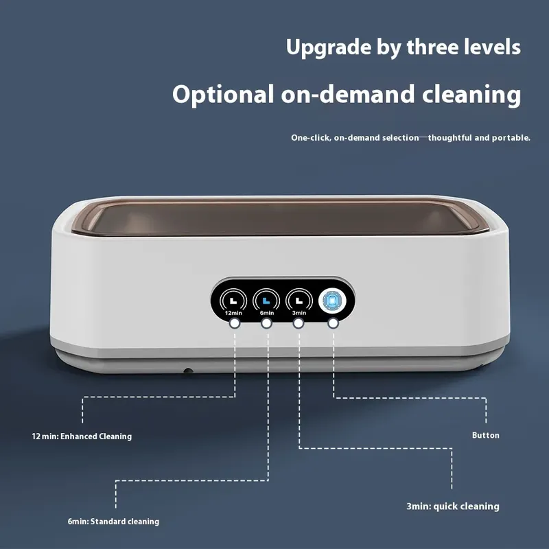 Ultraschall Reiniger Maschine Brillen 650 ml Mini Hochfrequenz Vibration Reinigung Für Gläser Schmuck Prothese Schnuller