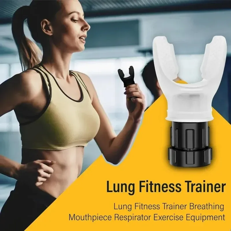 Silikon-Atmungs-Fitness-Trainingsgerät, tragbares Atem-Trainingsgerät für Hals, einstellbarer Widerstand