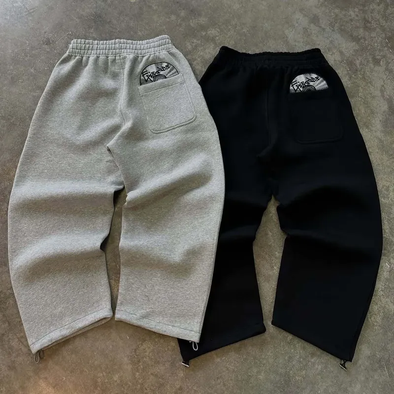 Modische Street Style bestickte Jogginghose Herbst Winter Freizeithose vielseitige Persönlichkeit Paar Pan