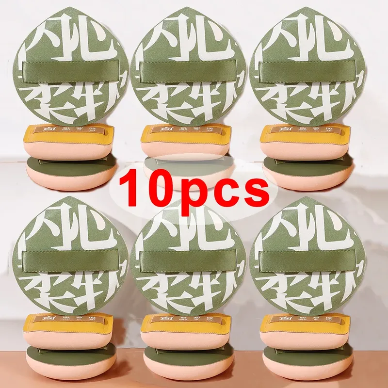 1-10 stücke Super Dicke Weiche Make-Up Puffs Große Baumwolle Samt Puderquaste Flüssige Foundation Schwamm Kosmetik Werkzeuge Nass trocken Verwenden Puff