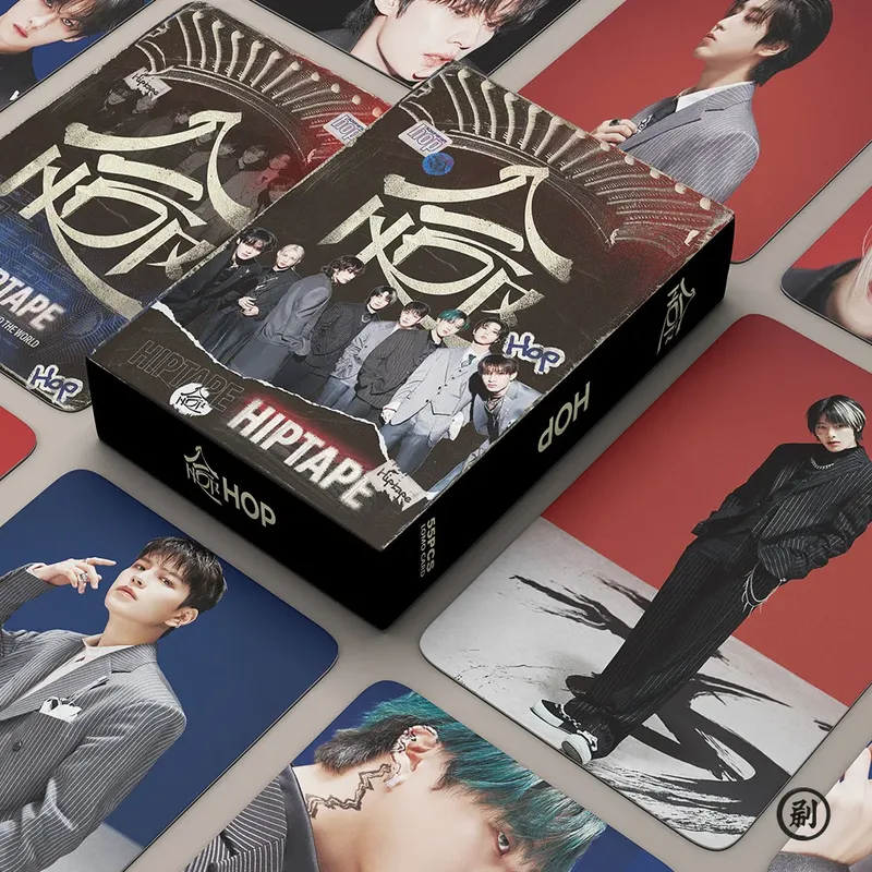 SK HOP 55-teiliges Sammlerset – Album-Postkarten & Fotokarten für K-Pop-Fans