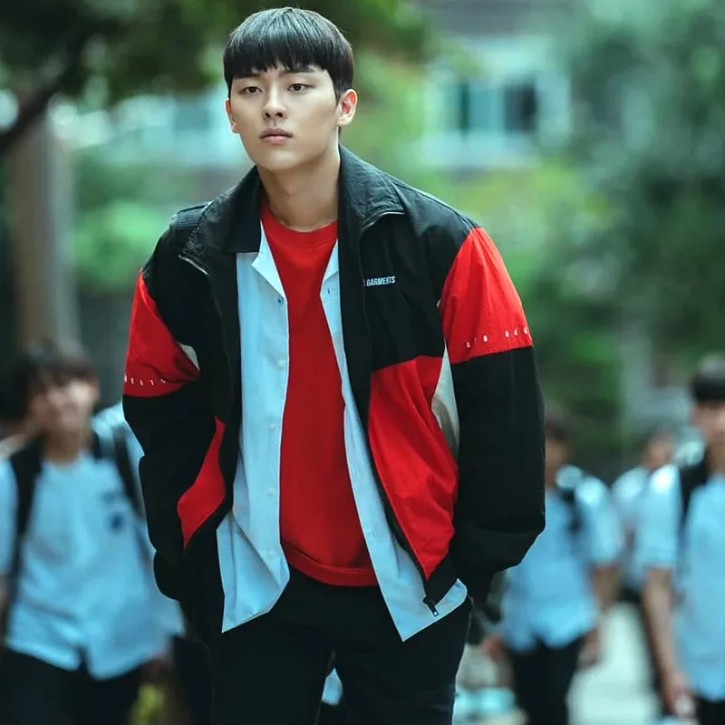 Ahn Suho Weak Hero Klasse 1, Jacke, Unisex, Sportmantel, Herren, Damen, Track-Activewear, Oberteile, lockere Oberbekleidung, Qt8-Kleidungsstücke, Reißverschlusskleidung