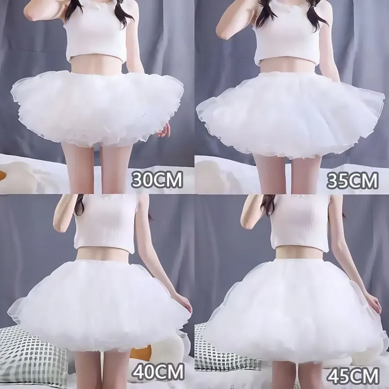 Lolita Flying Saucer Petticoat – Krinoline ohne Knochen, maximales Volumen, unsichtbarer, kabelloser Unterrock für den täglichen Gothic Sweet OP/JSK