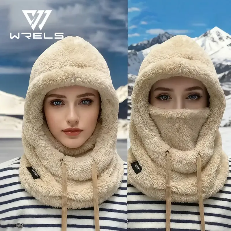 1/2 stücke Winter Warme Sturmhaube Thermische Winddicht Ski Kapuze Motorrad Gesicht Abdeckung Polar Fleece Einstellbare Radfahren Hals Abdeckung Maske