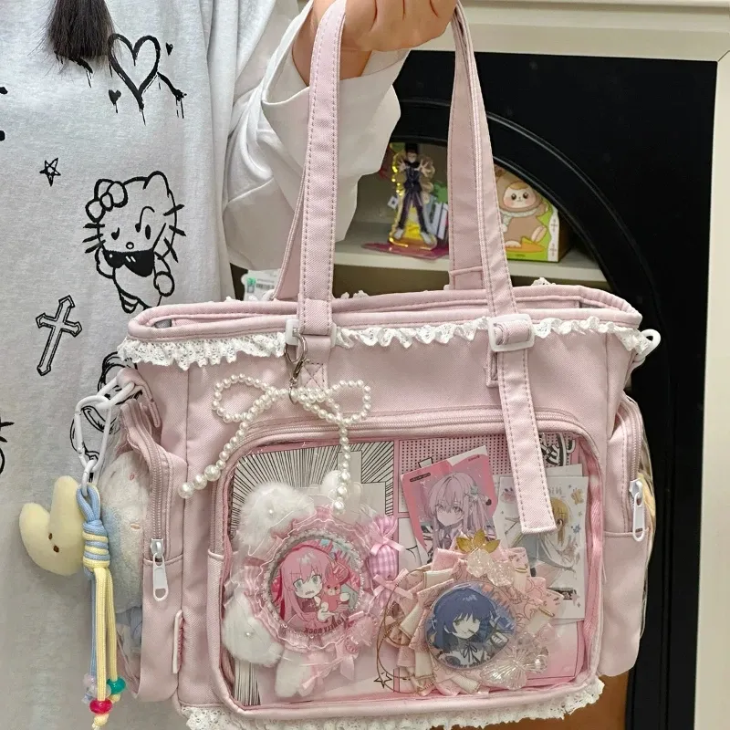 Ballett-Mädchen, großer Appetit, japanische zweidimensionale Einzelschulter-Umhängetasche, Geschenk für Freunde, Damen-Handtasche, Geschenk
