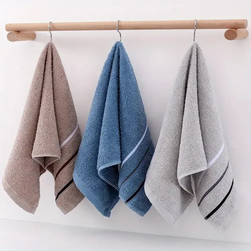 1-Pack dreifarbiges Handtuch-weich, saugfähig, schnell trocknend-perfekt für den Heim-und Außenbereich-ideal für Familie und Freunde
