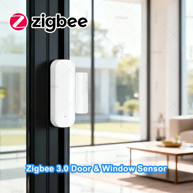 Zigbee Tür Fenster Sensor Smart Home Sicherheit Alarm Drahtlose Magnetische Anti-diebstahl Kontaktieren Detektor App Remote Monitor Unterstützung Z2M