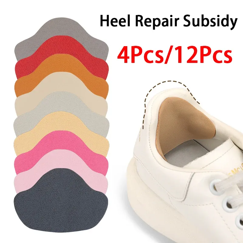 Sneaker-Fersenreparatur-Patch, verschleißfester Fersenschutz, selbstklebende Rückseite, verstellbare Größenpolster, 4 Stück/12 Stück