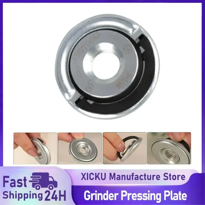 M14 Quick Release Selbstsichernde Schleifer Pressplatte Flanschmutter Power Chuck Mutter Pressplatte Power Ersatz Spannwerkzeug