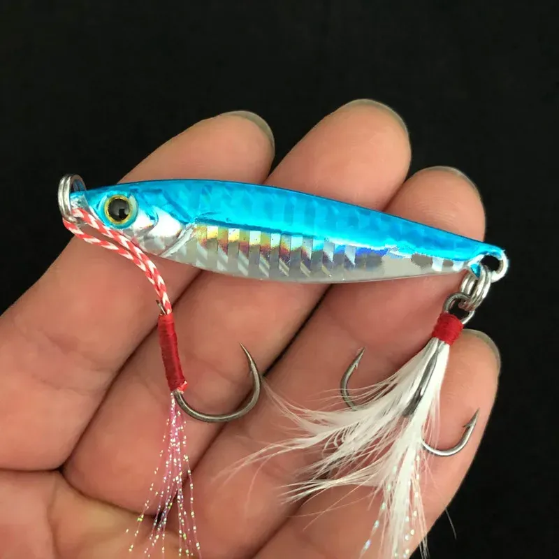 Shore Cast Angelköder Langsam schüttelnder Jigbait 7 g/10 g/15 g/20 g/25 g/30 g/40 g/60 g Jig Künstlicher Metallköder Köder 1 Stück Verkauf
