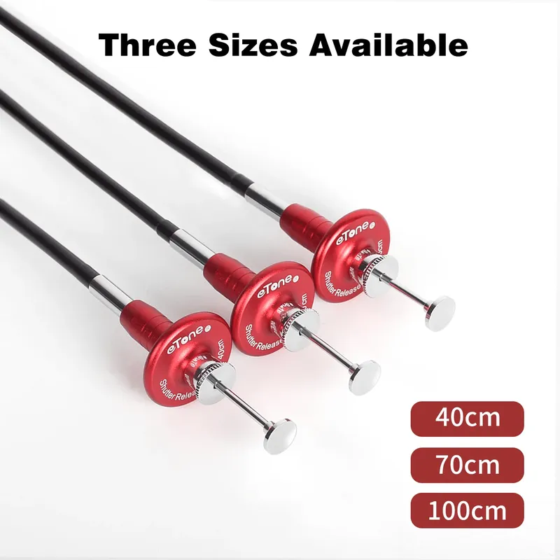 eTone 40cm/70 cm/100cm mechanisches Auslöse kabel für Digital kamera und Filmkamera