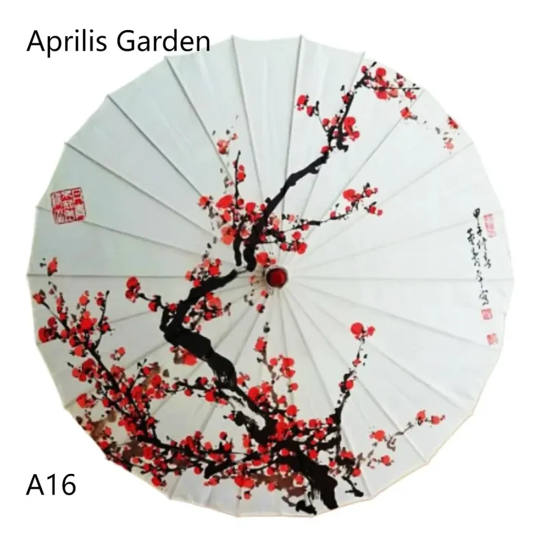 Seidentuch-Regenschirm für Damen, japanische Kirschblüten, alter Tanzschirm, dekorativer Regenschirm im chinesischen Stil, Ölpapier-Regenschirm