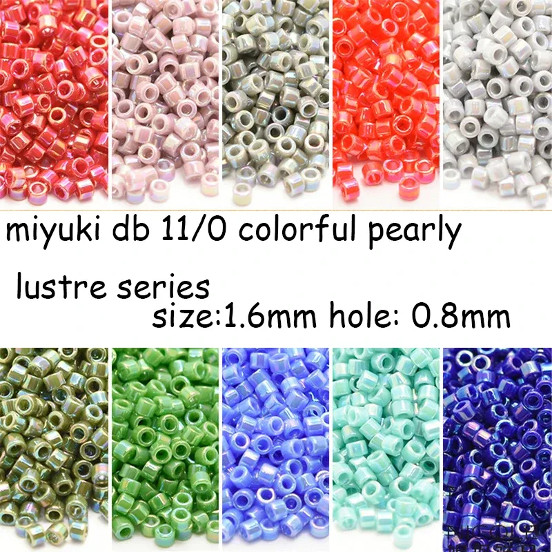 Japan Miyuki Delica Perlen 1,6 mm bunte Perlglanz Serie DB11/0 Perlen 5G Packung