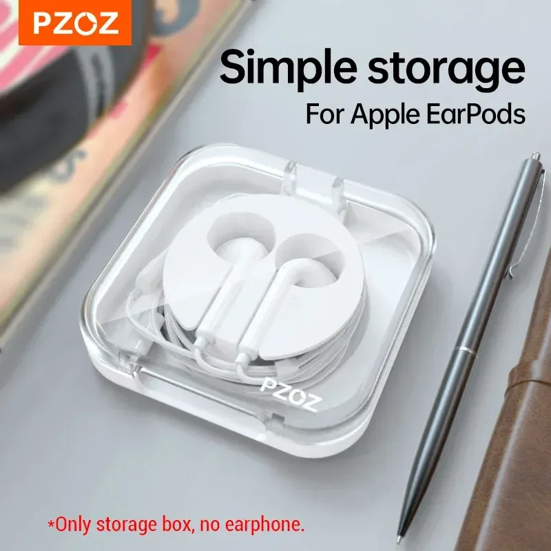 PZOZ für Apple Kabelgebundene Kopfhörer, Kopfhörer-C-zu-C-Kabel-Organizer, Kabelmanagement für den Schreibtisch, iWatch-Ladebox, Bürozubehör