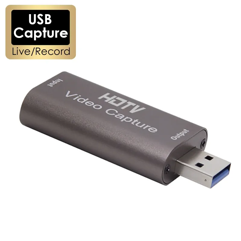 4K Video Capture Card USB 3.0 USB2.0 HDTV Grabber Recorder für PS4 Game DVD Camcorder Kamera Aufnahme Live Streaming