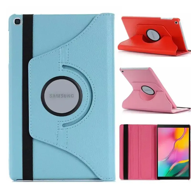 360 rotierenden Fall für Samsung Galaxy Tab EINE 10,1 2019 T510 T515 Ständer Halter PU Leder Tablet Abdeckung für SM-T510 t515 10,1 Zoll
