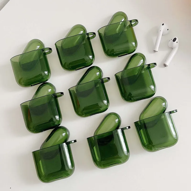 Retro Grün Hochwertige Kopfhörerhülle für Apple Airpod 1 2 3 Pro 2. 4 Hüllen für Airpods Kopfhörerhülle Conque 2/1 Charging Box