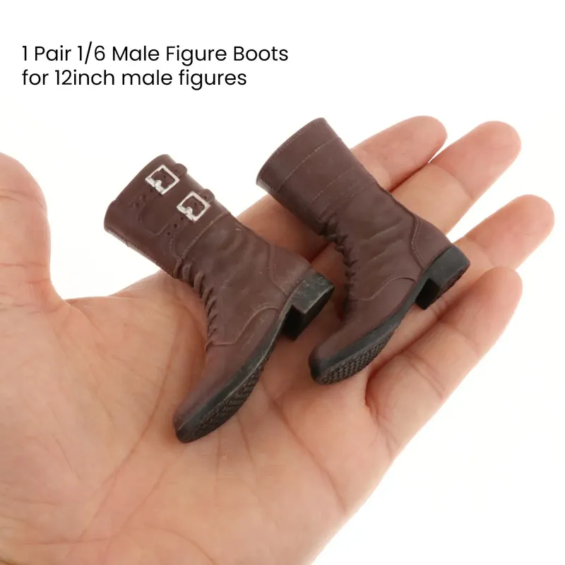 Maßstab 1/6: Männlicher Soldat, Kampfstiefel, Schuhe, handgefertigt, für HT-Spielzeug, 12-Zoll-männliche Figur, Körperpuppe, Modellfigur, Kleidungszubehör