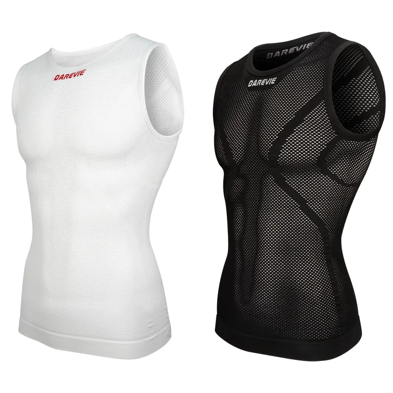 DAREVIE Radsport Basis schicht nahtloses Netz hemd Schweiß absorbieren Fahrrad unterwäsche atmungsaktive ärmellose Mesh Basis schicht Männer Frauen