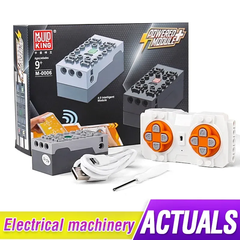 Mould King Techical Power Funktion Teile Die APP Fernbedienung 4,0 Intelligente Modul Batterie Bausteine Motoren Spielzeug