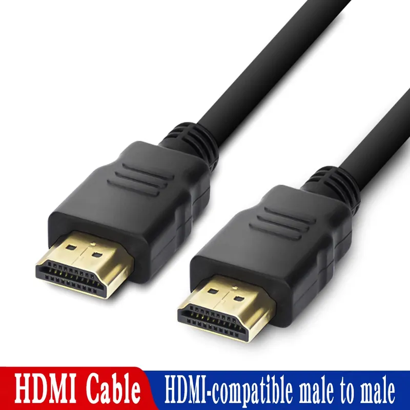 HDMI-kompatibel Kabel Video Kabel Vergoldet 1,4 4K 1080P 3D Kabel für HDTV Splitter Switcher 0,3 m 1m 1,5 m HDMI zu HDMI Kabel