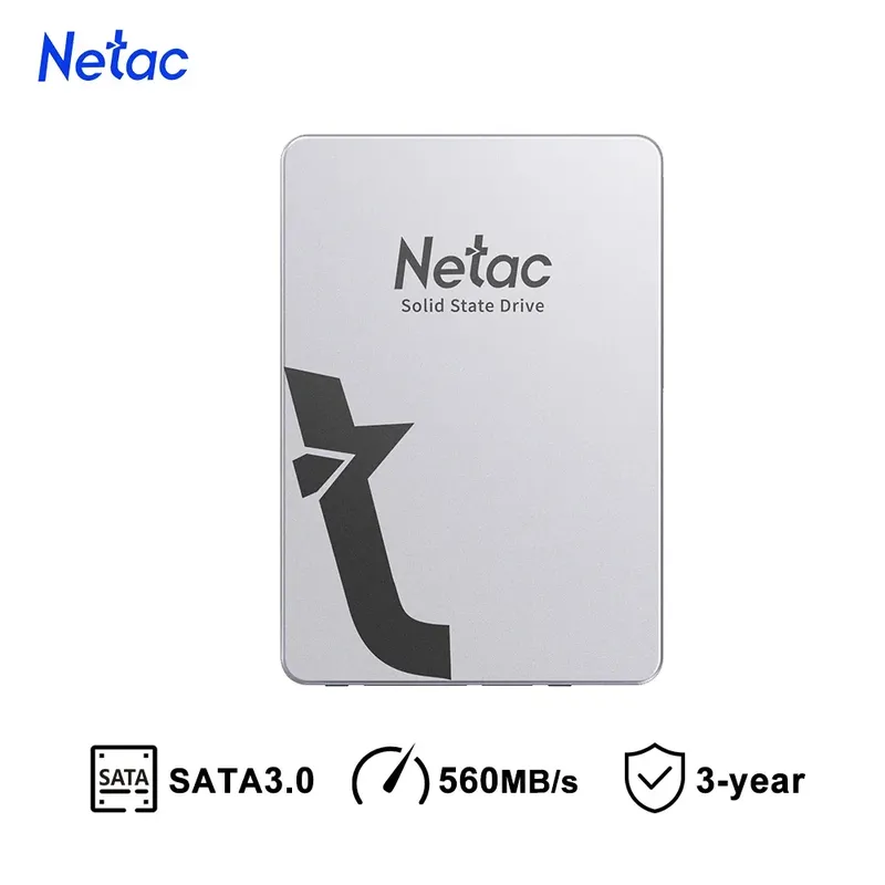 Netac SSD 1 TB 2 TB 4 TB 128 GB 256 GB 512 GB SSD SATA SATA3 2,5 HDD HD SSD Festplatte Interne Solid-State-Laufwerke für Laptop-PC