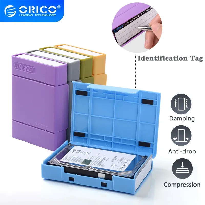 ORICO 3,5 Zoll IDE SATA HDD Caddy Case externe Festplatte Festplatte Aufbewahrungsbox für Festplattengehäuse 3,5 Zoll HDD Box Multi Color
