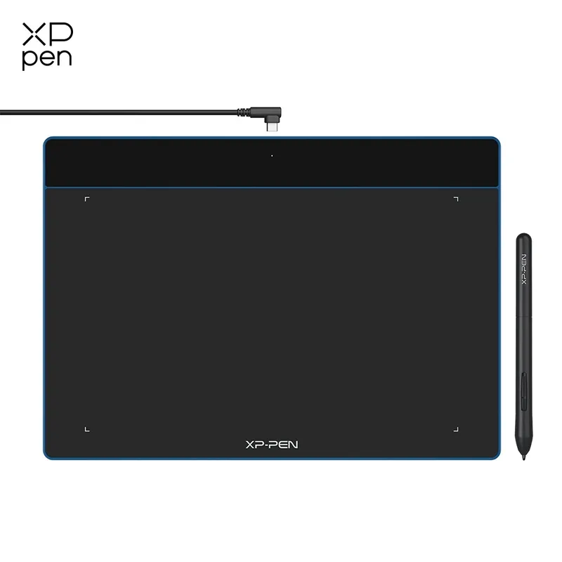XPPen Deco Fun L 10 * 6 Zoll Grafiktablett Digitales Zeichenstifttablett Batterielos 8192 Stufen Neigungsunterstützung Android Mac Windows