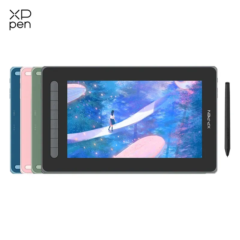 XPPen Neue Künstler 12 Stift Grafik Tablet Monitor Zeichnung Tablet 127% sRGB 8192 Ebene mit 8 Tasten Tilt Unterstützung Windows mac Android