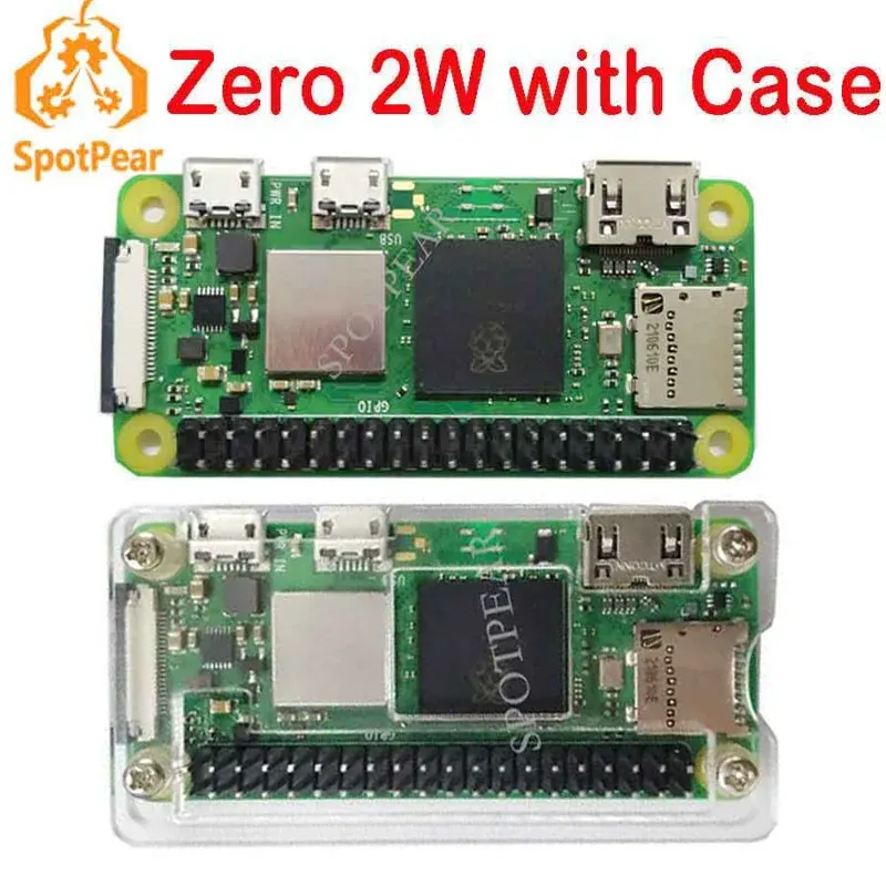 Himbeer Pi Zero 2 W Entwicklungs board Pi0 2 W mit Gehäuse