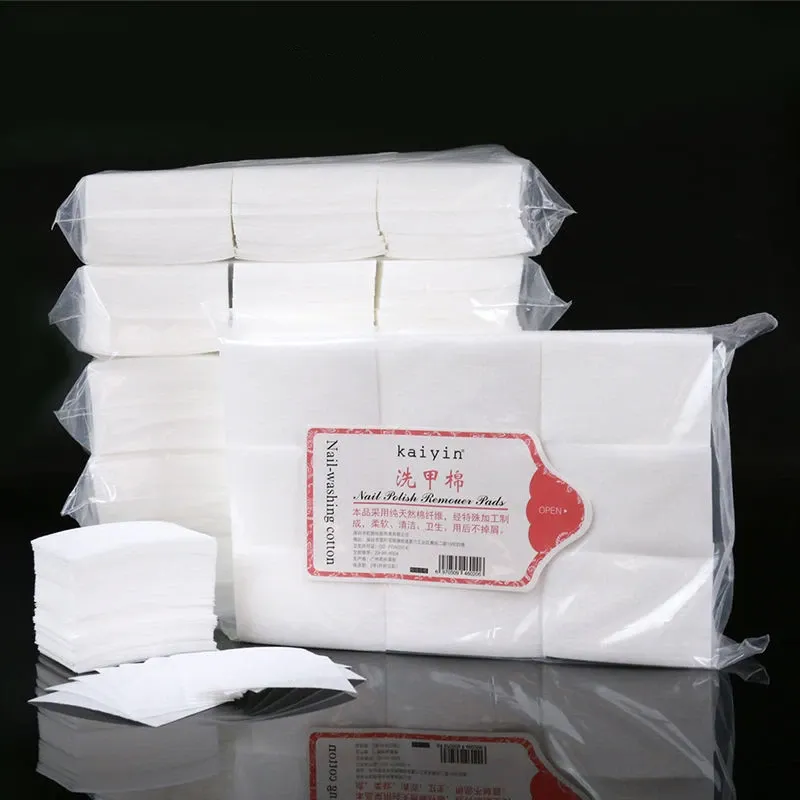 400Pcs Nagel Baumwolle Polish Remover Gel Saubere Faser Ohne Für Maniküre Servietten Pediküre Fusselfreie Tücher Reiniger Papier Pads werkzeug