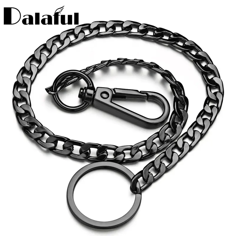 42CM Lange Metall Schlüsselbund Brieftasche Gürtel Kette Rock Punk Hosen Hipster Hose Jean HipHop Schmuck männer Schlüssel ring Kette K414