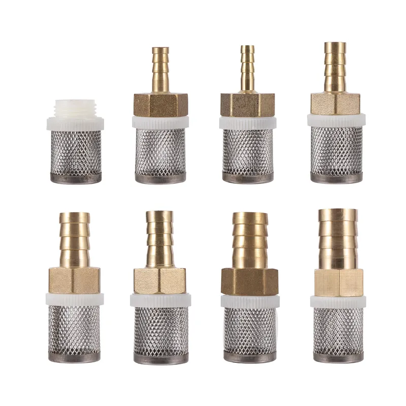 6-19mm Edelstahl Mesh Filter Garten Bewässerung Pumpe Schutz Schlauch Filter Wasser Reinigung Mesh Messing Filter