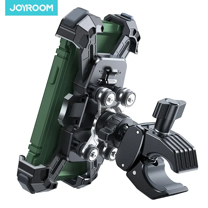 Joyroom Fahrrad-Handyhalterung 360° °   Universeller Motorradhalter für 4,7-7 Zoll große Mobiltelefone, stoßfester Halter