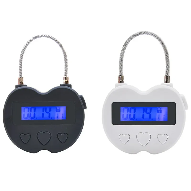 Smart Time Lock LCD-Display Zeit sperre wasserdicht USB wiederauf ladbare temporäre Timer Vorhänge schloss Reise elektronische Timer
