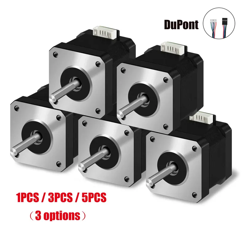 17HS4401 Stepper Motor Für Cnc Gravur Maschine Nema17 3D Drucker Teile 4-Blei 42Bygh 1,5 EINE Mit Dupont Linie für 3D Drucker
