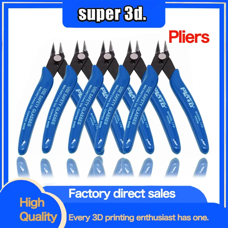 1 stücke PLATO 170 Wishful Clamp DIY Elektronische Diagonal Zangen Seite Schneiden Zangen Draht Cutter 3D drucker teile