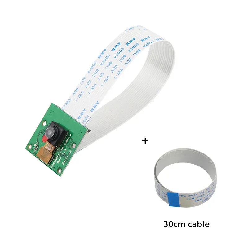 Raspberry Pi 4 Modell B Kameramodul mit 30 cm Kabel Webcam Videokamera 1080p Minikamera für Raspberry Pi 4 Modell B 3B+ 3B