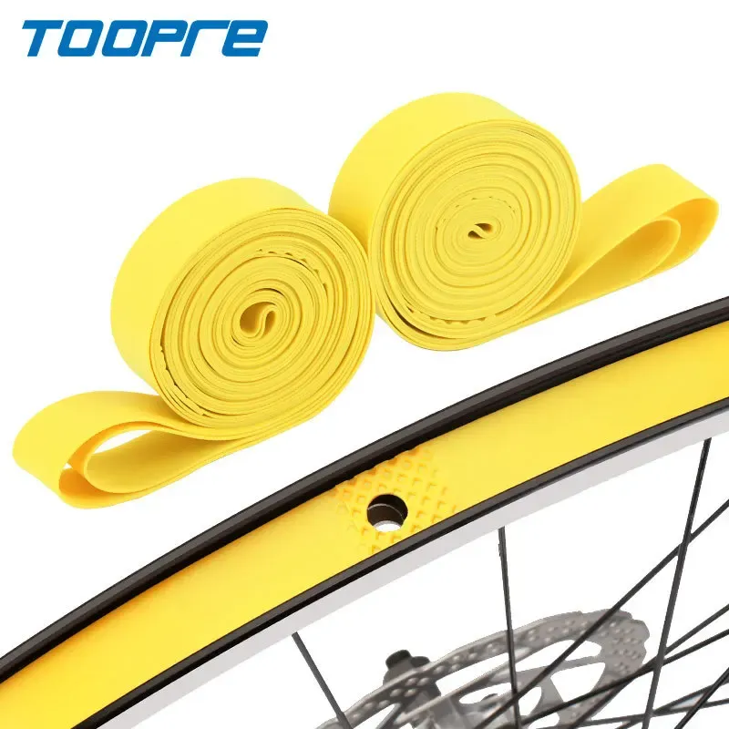 TOOPRE1 Paar 2 Stück Fahrradschlauch Premium PVC Felgenbänder Streifen MTB Fahrrad Rennrad Klappreifen Liner Cover 26 27,5 29 700c
