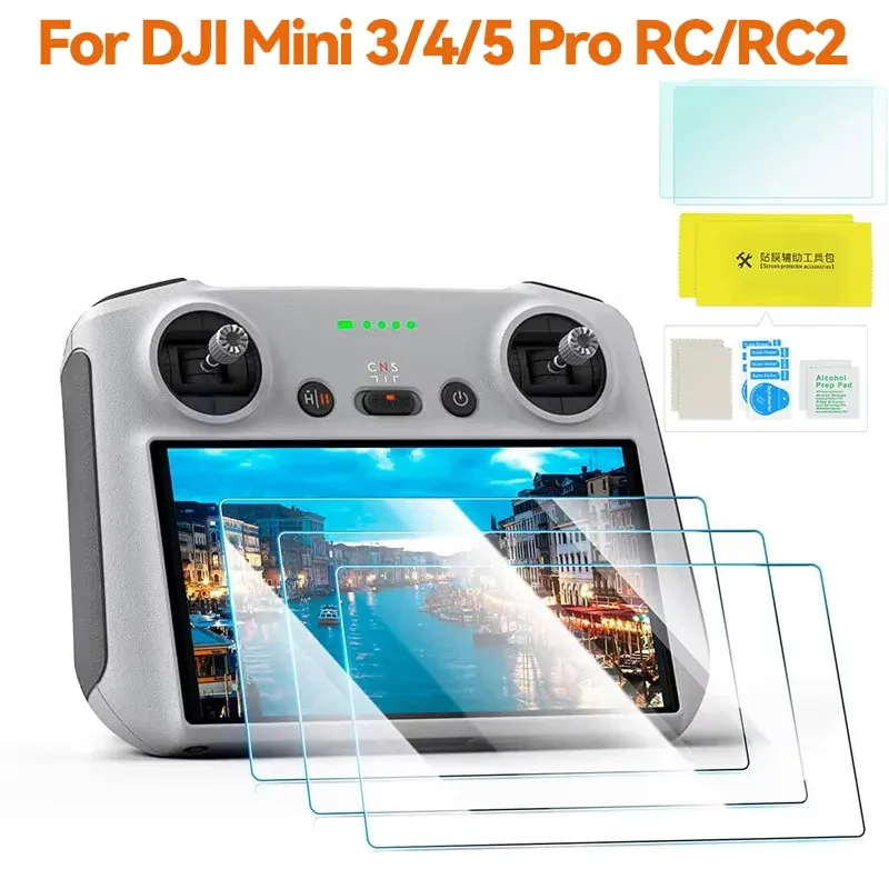 Schutzfolie für DJI Mini 3/3 Pro Mini 4 5 Pro HD Glas Displayschutzfolie Anti-Kratz-Bildschirmfolie RC RC 2 Fernbedienungszubehör