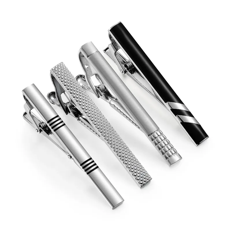 Krawattenklammer für Männer, Business-Party, minimalistische Krawattenklammern und Manschettenknöpfe für Herrenhemd, Geschenkbox, Schmuck, Herrenmanschette, Herrenmode, Anwalt