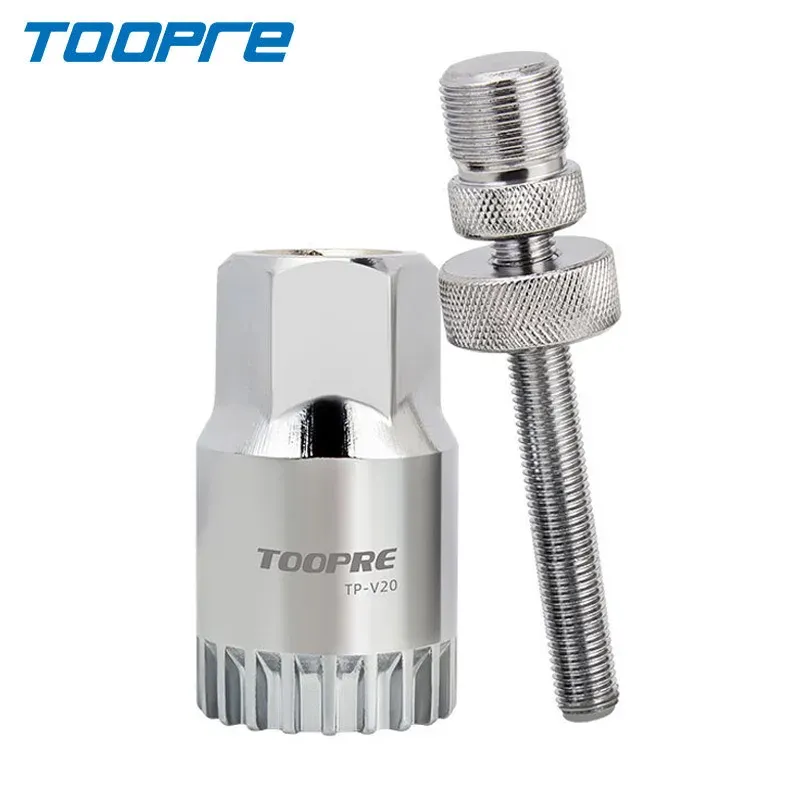 Fahrrad Tretlager Entferner 20 Zähne Quadratisches Loch Spline Reparatur Schlüssel Mountain Road Bike Spanner Rad Puller Entfernung Werkzeuge