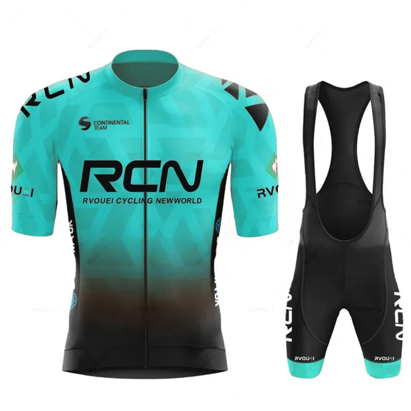 2025RCN Team Radfahren Jersey Set Sommer Atmungsaktive Road Fahrrad Anzug Reiten Uniform Bike MTB Kleidung Neue Sport Radfahren Kits