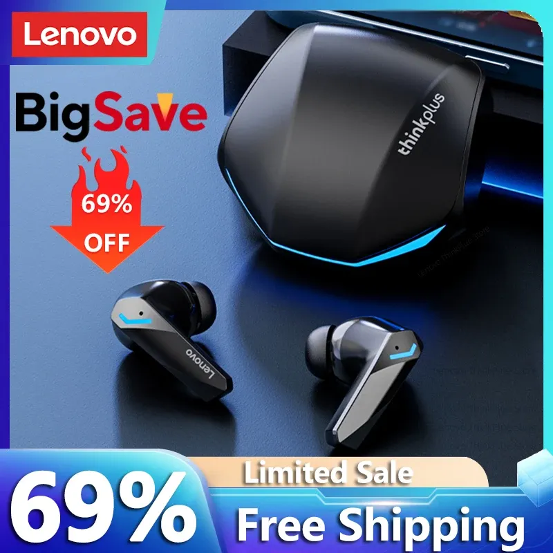 Original Lenovo GM2 Pro 5,3 Kopfhörer Bluetooth Drahtlose Ohrhörer Niedrigen Latenz Kopfhörer HD Anruf Dual Modus Gaming Headset Mit Mic