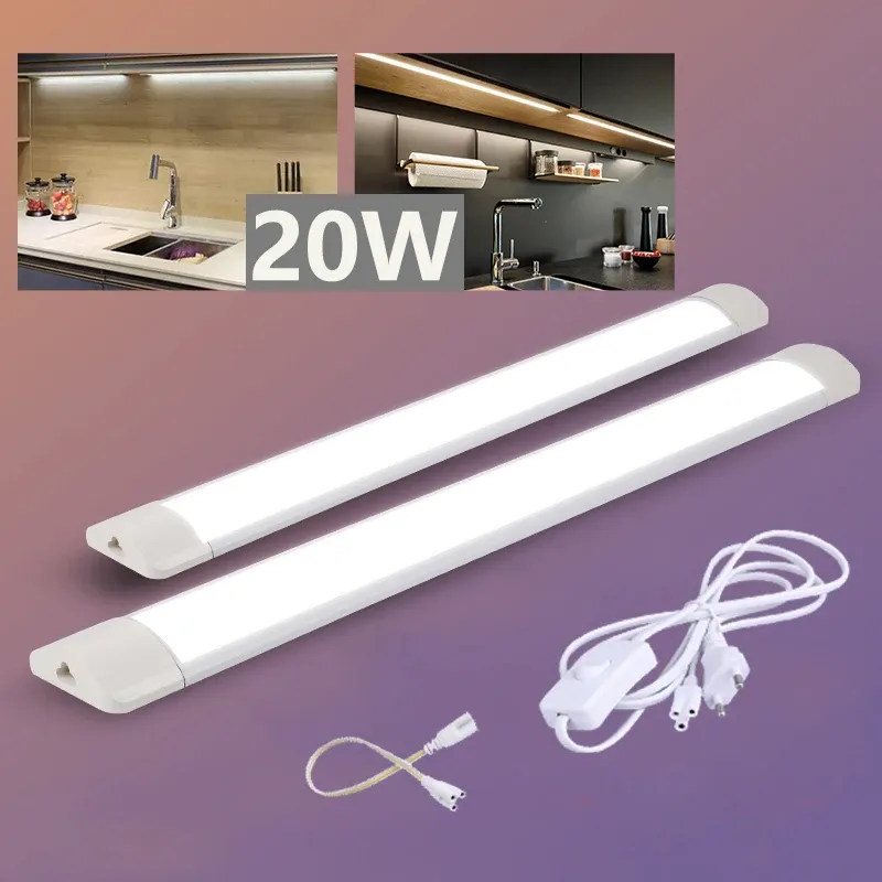 Led Küche Schrank Lichter Unter Schrank Licht Schrank Led Beleuchtung 5W 10W 20W Rohr Wand Lampe für zimmer Schrank Küche Hause 220V