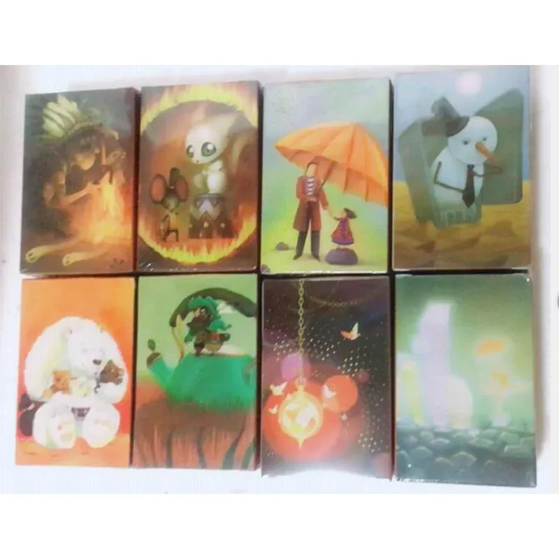 84 stücke Spielkarten Mini erzählen Geschichte Kartenspiel hochwertige Bildung Spiel für Kinder 8 Erweiterung Home Party Spaß Brettspiel 1Box