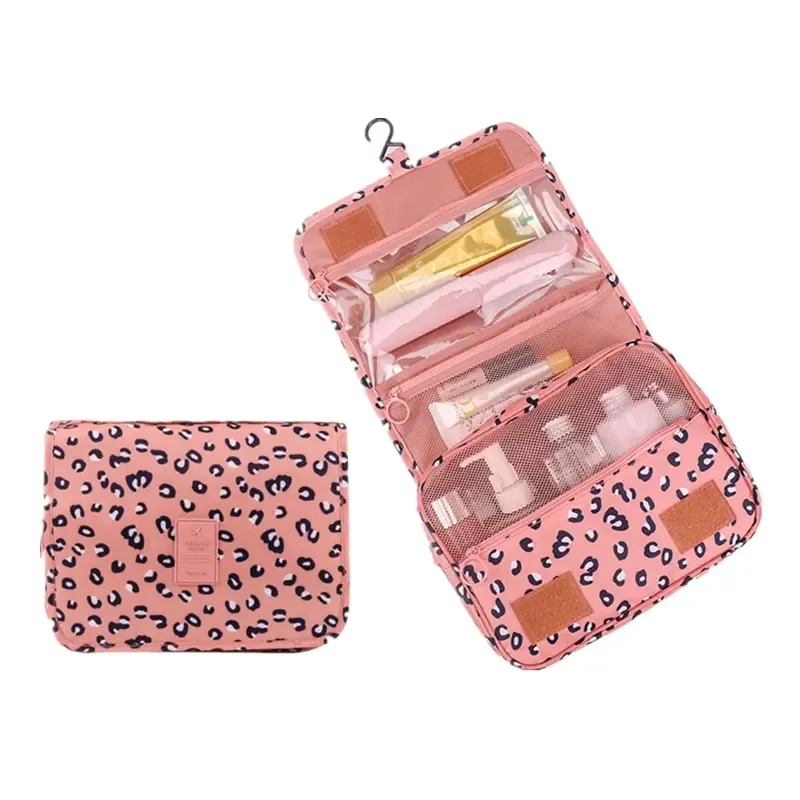 Kosmetiktasche Damen Reisetasche Wasserdichte Toilettenartikel Beauty Organizer Damen Badezimmer Neceser Make-up Aufbewahrungstasche mit Haken