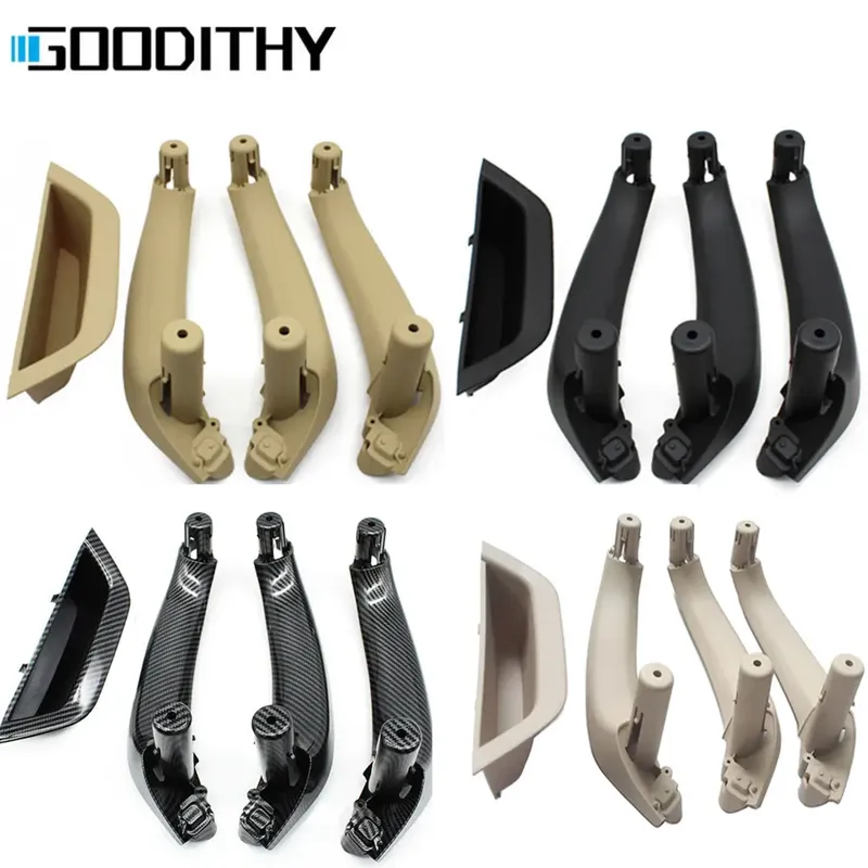 LHD RHD Auto Für BMW X3 X4 F25 F26 4PCS Passagier Tür Innen Griff Abdeckung Tür Armlehne Panel innere Pull Griff Trim 2010-2016