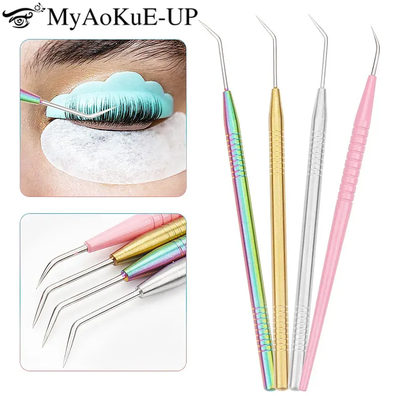1 stücke Lash Lift Curler Kit Wimpern Dauerwelle Stick Edelstahl Kosmetische Applikator Kamm Make-Up-Tool Wimpern Verlängerung Liefert